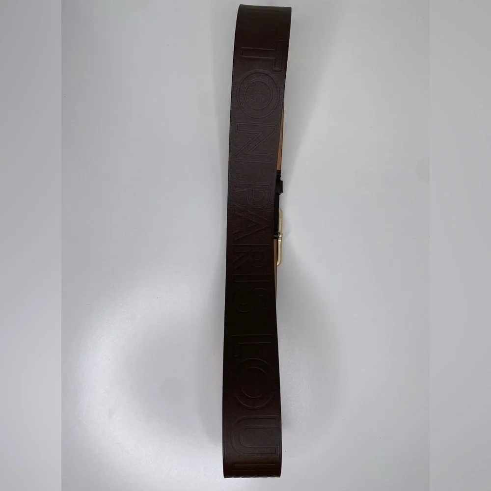 Louis Vuitton Printed Leather Belt Automne Hiver